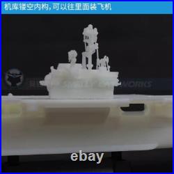 3D Printed 1/700/2000 USS Navy Forrestal Aircraft Carrier Model white resin Kit
