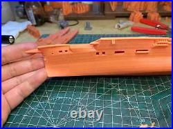 3D Printed 1/700 British HMS Ark Royal Aircraft Carrier R09 Unpainted Model Kit