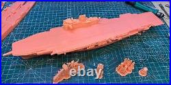 3D Printed 1/700 HMS Ark Royal R09 Aircraft Carrier (waterline/full hull)