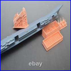 3D Printed 1/700 Indian Vikrant Aircraft Carrier Unpainted Model Kit HOT