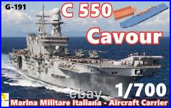 3D Printed 1/700 Italian aircraft carrier Cavour C550 Unpainted Model Kit NEW