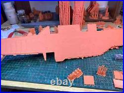 3D Printed 1/700 US Forrestal Aircraft Carriers (CVA-59) Unpainted Model Kit