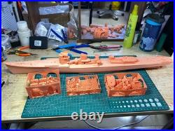 3D Printed kit 1/200 IJN Akizuki Destroyer (waterline/full hull)