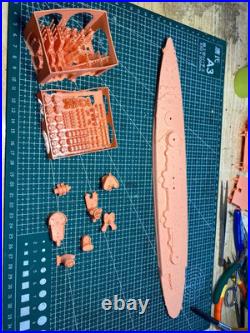 3D printing 1/700 Italian Lepanto battleship unpainted model kit 3D printing 1/700 Italian Lepanto battleship unpainted model kit