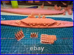 3d Print 1/700 USS Kearsarge Aircraft Carrier Battleship(full Hull/waterline)