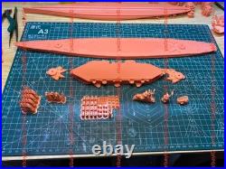 3d Print 1/700 USS Kearsarge Aircraft Carrier Battleship(full Hull/waterline)