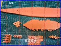 3d Print 1/700 USS Kearsarge Aircraft Carrier Battleship(full Hull/waterline)