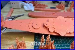 3d Printed 1/350 Germany Roon Class Heavy Cruiser (full Hull) New