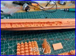 3d Printed 1/700 1945 Uss Midway Cv-41 Aircraft Carrier(full Hull/waterline)