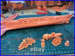 3d Printed 1/700 Hms Ark Royal Iii R90 Aircraft Carrier(full Hull/waterline)