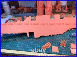 3d Printed 1/700 Us Forrestal Aircraft Carriers(full Hull/waterline)