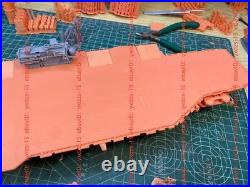 3d Printed 1/700 Us Forrestal Aircraft Carriers(full Hull/waterline)