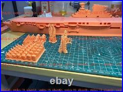 3d Printed 1/700 Wwii Italian Aircraft Carrier Aquila Eagle(full Hull/waterline)