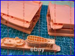 3d Printed 1/700 Wwii Italian Aircraft Carrier Aquila Eagle(full Hull/waterline)