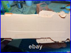 3d Printed Kit 1/350 Hms Indomitable Aircraft Carrier(full Hull/waterline)