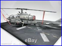 AH-1W Super Cobra Aircraft carrier set-up 148 built and painted -MModels