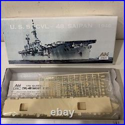 AKI USS Saipan Light Aircraft Carrier CVL-48 1946 1700 Resin Kit. New