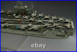 Abraham Lincoln Aircraft Carrier War Cv-72 Die Cast Metal Ship Replica Model