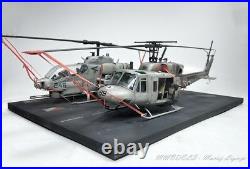 Aircraft Carrier Deck AH-1W + UH-1N. MARINES SET 148 built and painted