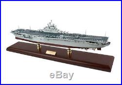Aircraft Carrier USS Intrepid CV-11 Built 30 Wooden Model Warship Assembled