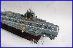 Aircraft Carrier USS Ronald Regan Handmade Battle ship Model Free shipping