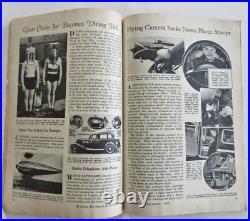 Aircraft Carrier Zeppelin airplane fantasy 1933-5 Moon Solar Power Lot x 3 mags Aircraft Carrier Zeppelin airplane fantasy 1933-5 Moon Solar Power Lot x 3 mags