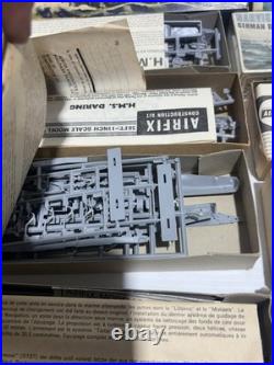 Airfix 1600 Plastic Model Lot HMS Victorious Tiger Leander Daring Rommel x12