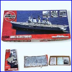 Airfix HMS Illustrious Aircraft Carrier 1350 Model Kit A14201 New Sealed Bags