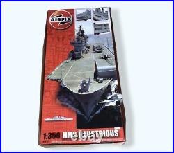 Airfix HMS Illustrious Aircraft Carrier 1350 Model Kit A14201 New Sealed Bags