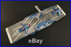 All Original NS The Mighty Aircraft Carrier Tin Toy Ship Mint + Box Japan 1950