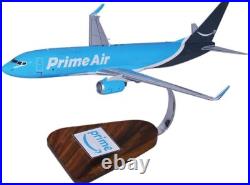Amazon Prime Air Boeing 737-800 Desk Top Display Jet Model 1/100 SC Airplane New