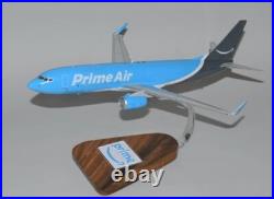Amazon Prime Air Boeing 737-800 Desk Top Display Jet Model 1/100 SC Airplane New