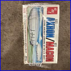 Amt U. S. S. Akron/u. S. S. Macon Flying Aircraft Carriers 1/520 Scale Model Kit Mib