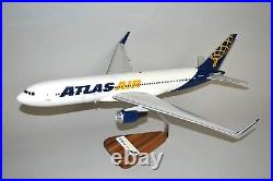 Atlas Air Boeing 767-300F Freighter Desk Top Display Jet Model 1/100 SC Airplane