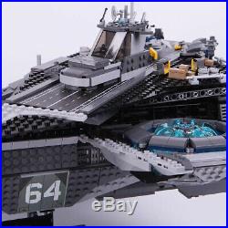 Avengers Shield Aircraft Carrier Building bricks Blocks toys 3057pcs No Box
