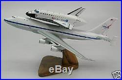 B-747 NASA Shuttle Carrier Aircraft Desktop Dry Wood Model Free Shipping Regular