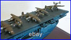 Battleship WW2 Aircraft Carrier USS Hornet 1941 Metal Hull Model World War Two 2 Battleship WW2 Aircraft Carrier USS Hornet 1941 Metal Hull Model World War Two 2