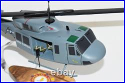 Bell UH-1N Huey, USS Saipan LHA-2, 16 Mahogany Scale Model Bell UH-1N Huey, USS Saipan LHA-2, 16 Mahogany Scale Model