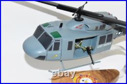 Bell UH-1N Huey, USS Saipan LHA-2, 16 Mahogany Scale Model