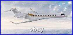 Bombardier Global 7500 Business Jet Airplane Wood Model Regular Free Ship New