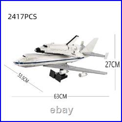Brand New 2417PCS Space Shuttle Carrier Aircraft Building Blocks MOC 10360