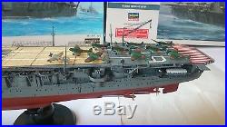 Built 1/350 WW2 IJN Aircraft Carrier HIRYU 1942 Battle of Midway FUJIMI