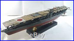 Built 1/500 WW2 IJN Aircraft carrier Akagi Battle of Midway Nichimo