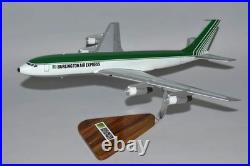 Burlington Air Express Boeing 707-300 Desk Display 1/100 Jet Model SC Airplane