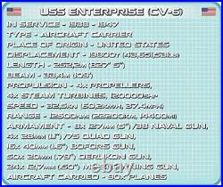 COBI Aircraft Carrier USS Enterprise CV-6 SET (2510 Pcs.) Building toy set