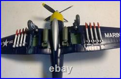 CORSAIR F4U-4 scale 1/48 KOREAN WAR CARRIER FIGHTER PRO-BUILT