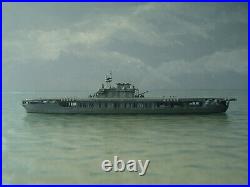 Camouflaged Aircraft Carrier USS HORNET by Neptun 11250 Waterline Ship Model