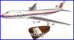 Cargolux Boeing 747-400F Desk Top Display Jet Freighter Model 1/144 SC Airplane