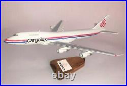 Cargolux Boeing 747-400F Desk Top Display Jet Freighter Model 1/144 SC Airplane