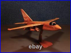 Carrier-Based Patrol Aircraft Mahogany Wood Model Handcrafted Military Decor